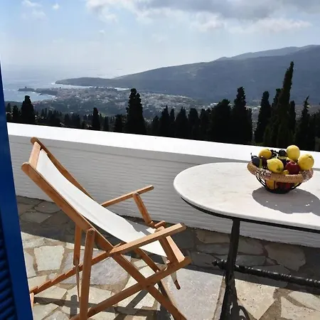 Traditional Cycladic House With View In Andros Ferienhaus *