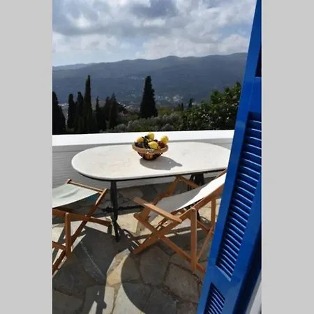 Traditional Cycladic House With View In Andros * Lámira